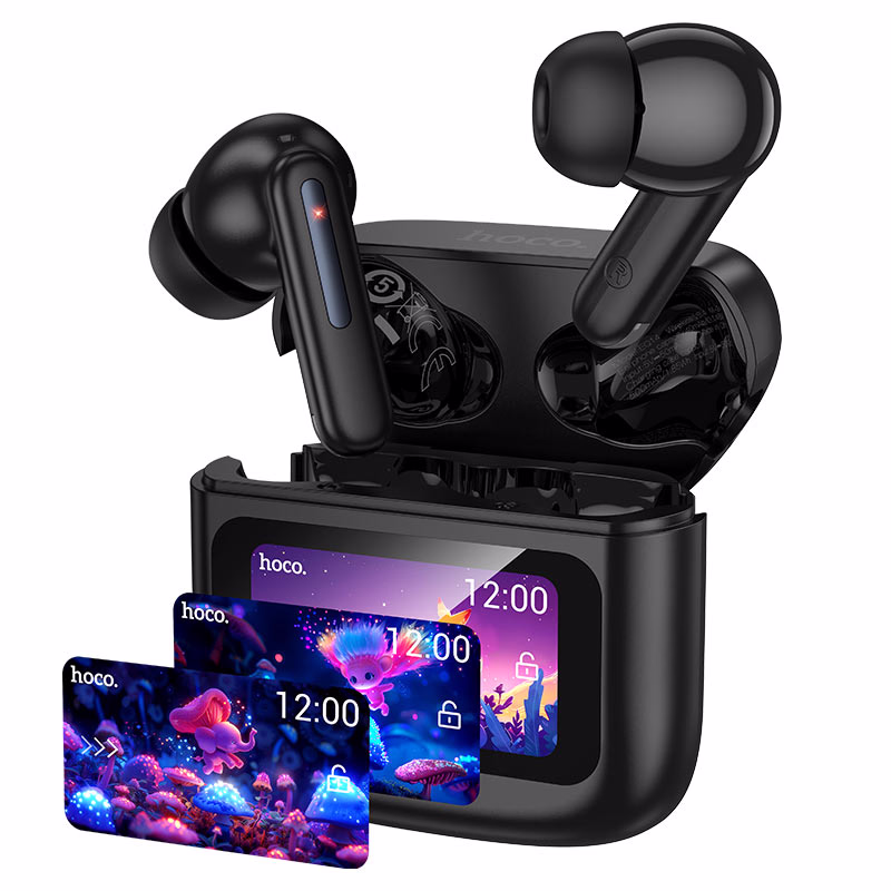 Hoco EQ14 Cool Color – Écouteurs sans fil Bluetooth 5.4 TWS avec écran tactile – Un son clair et immersif, Couleurs vibrantes et technologie intuitive – Image 5