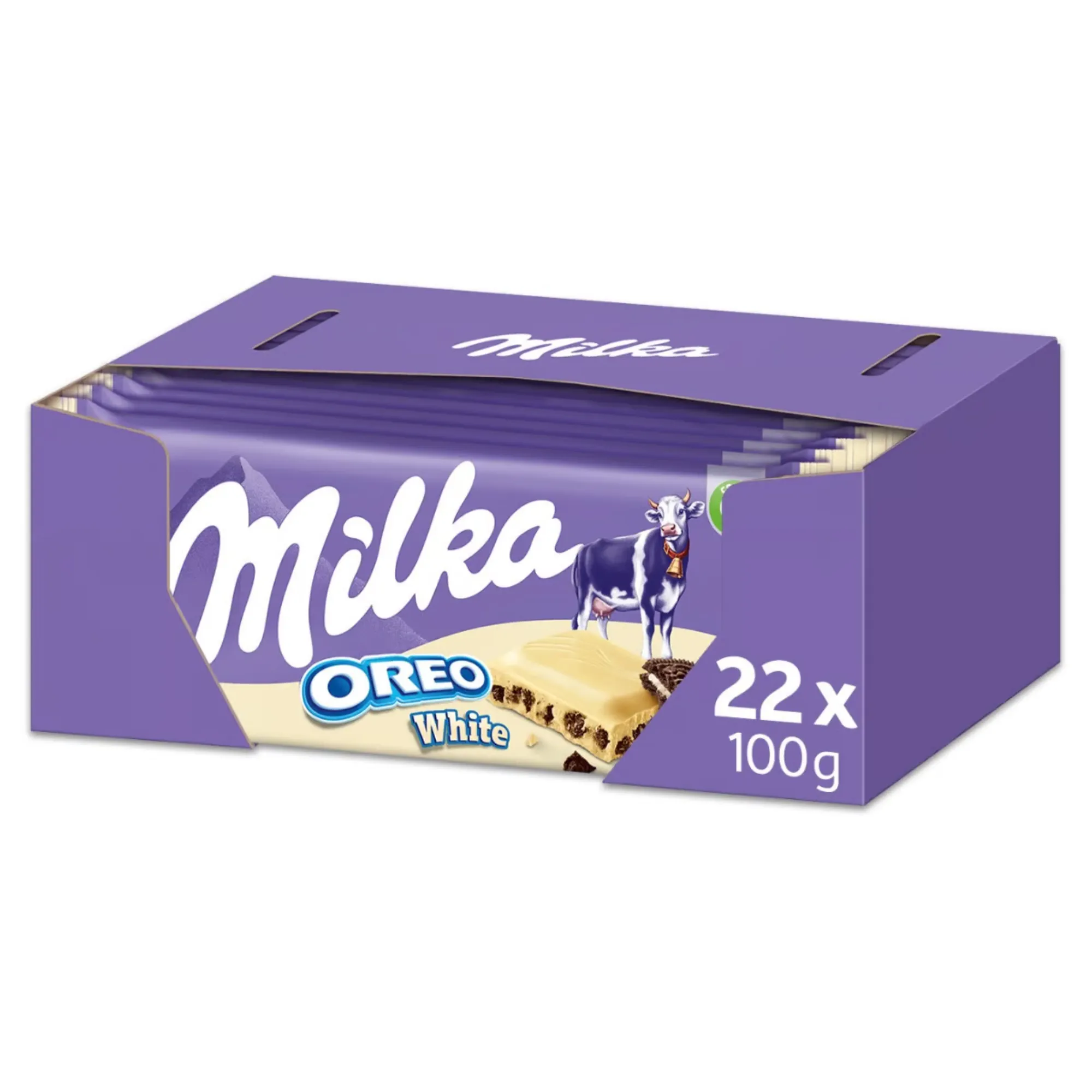 Milka Tablet Oreo White (22x 100gr) – Image 3