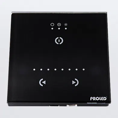 Commande murale DMX Touch Control Glass RVB – Image 3