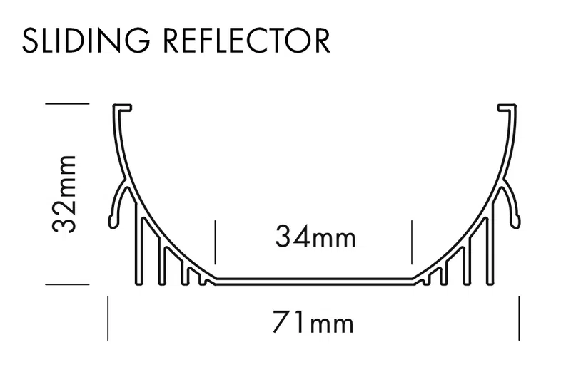 Réflecteur aluminium XL-LINE – Image 3