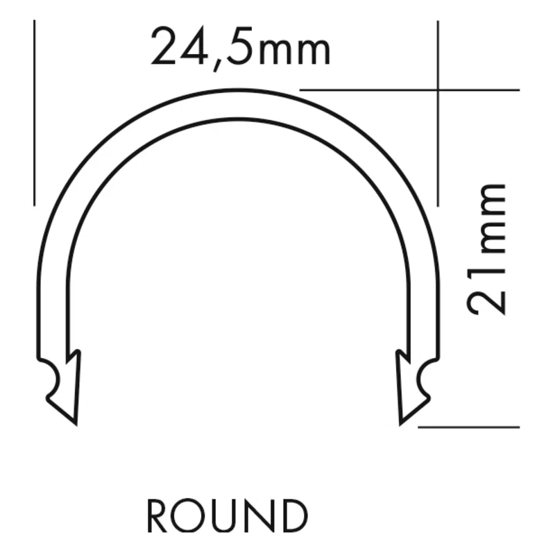 Capot plastique M-LINE – Rond – Image 4